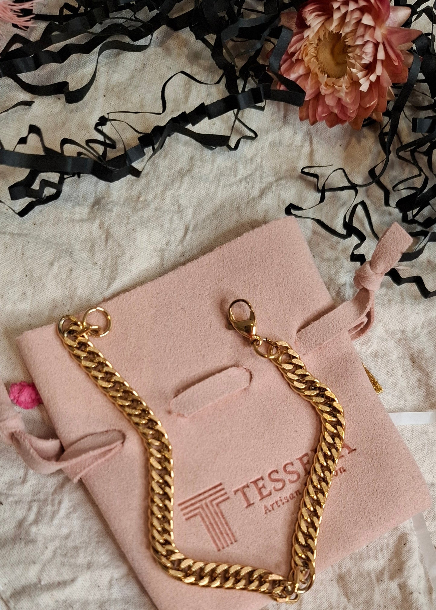 Gold Power Chain Bracelet